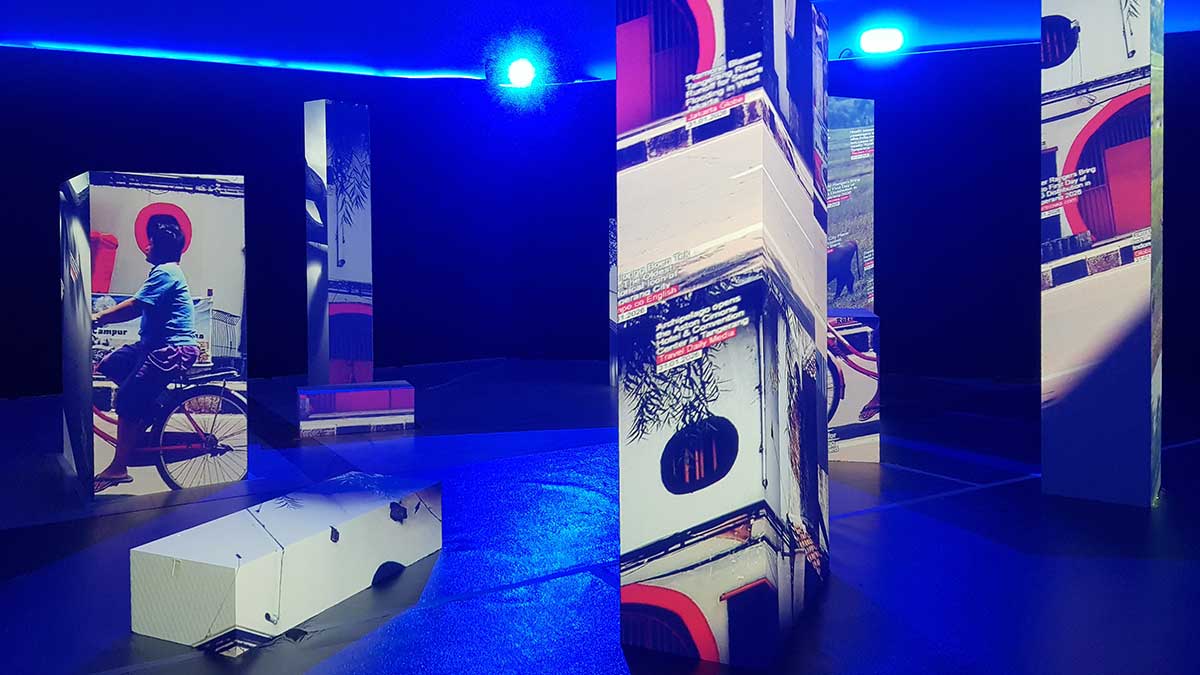 10.000 Moving Cities - Same but Different, Cidade da Cultura, Museo Centro Gaiás, Santiago de Compostela, Spanin