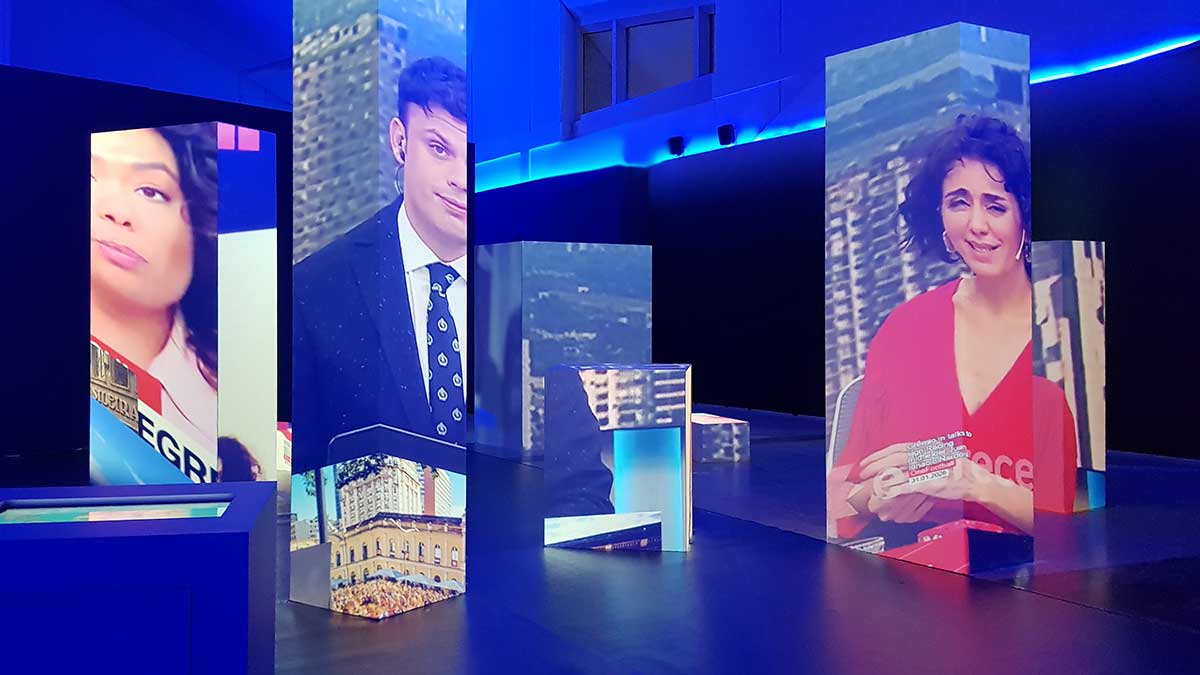 10.000 Moving Cities - Same but Different, Cidade da Cultura, Museo Centro Gaiás, Santiago de Compostela, Spanin