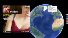 Selfie in front earth - deleting in 10 mins
