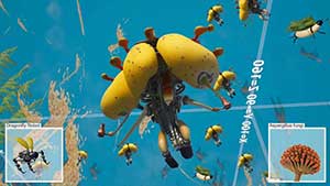 Speculative Evolution, Lineage of a Robot–Animal–Fungi–Plant Chimera, Screenshot